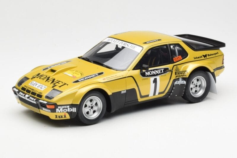 Porsche 924 Carrera GTS Gr.4 #1 W. Rohrl / C. Geistdorfer Rally Hessen Winner 1981 Otto 1:18 OT442 Żywica