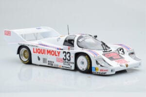 Porsche 956K Liqui Moly Brun Racing #33 H-J. Stuck / H. Grohs / W. Brun 1000km Spa 1983 Minichamps 1:18 155836633 Metal — zdjęcie 4 z 6