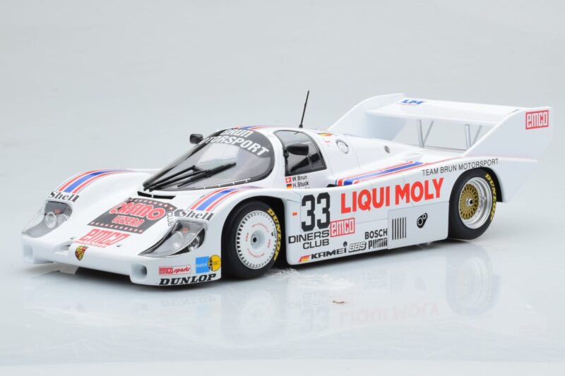 Porsche 956K Liqui Moly Brun Racing #33 H-J. Stuck / H. Grohs / W. Brun 1000km Spa 1983 Minichamps 1:18 155836633 Metal