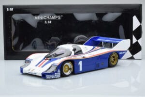 Porsche 956K Porsche System Racing #1 J. Ickx / D. Bell Class Winners Silverstone 6 Hours 1982 Minichamps 1:18 155826601 Meta — zdjęcie 5 z 5