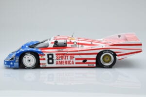 Porsche 956L Spirit of America #8 G. Follmer / J. Morton / K. Miller 24 Hours of Le Mans 1986 Minichamps 1:18 180866508 Metal — zdjęcie 4 z 8