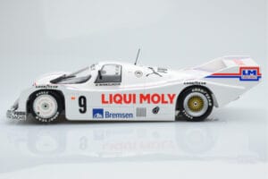 Porsche 962C Kremer Racing Liqui Moly #9 M. Winkelhock 3rd Place Norisring Trophy 1985 Minichamps 1:18 155856509 Metal — zdjęcie 3 z 6