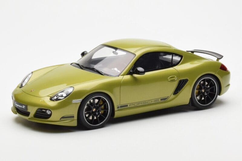 Porsche Cayman R 987 Peridot Metallic GT Spirit 1:18 GT425 Żywica