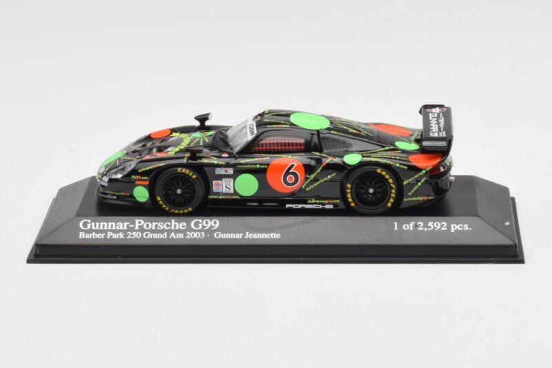 Porsche Gunnar G99 #6 G. Jeanette Barber Park 250 2003 Minichamps 1:43 400036856 Metal