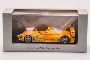 Porsche RS Spyder #6 DHL R. Briscoe / S. Maassen / J-F. Colard ALMS 2007 Minichamps 1:43 WAP02060917 Metal — zdjęcie 4 z 4