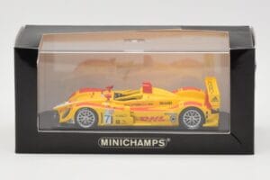 Porsche RS Spyder DHL #7 R. Dumas / T. Bernhard Winner Long Beach GP ALMS 2007 Minichamps 1:43 400076607 Metal — zdjęcie 4 z 4