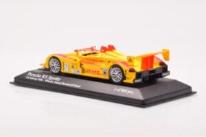 Porsche RS Spyder LMP2 #7 R. Dumas / T. Bernhard / E. Collard Sebring 12 Hours Winners 2008 Minichamps 1:43 400086807 Metal — zdjęcie 3 z 4