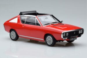 Renault 17 Gordini Decouvrable Czerwony Norev 1:18 185371 Metal — zdjęcie 4 z 6