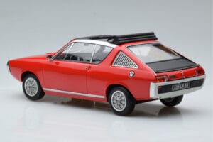 Renault 17 Gordini Decouvrable Czerwony Norev 1:18 185371 Metal — zdjęcie 5 z 6