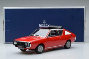 Renault 17 Gordini Decouvrable Czerwony Norev 1:18 185371 Metal — zdjęcie 6 z 6
