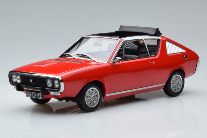 Renault 17 Gordini Decouvrable Czerwony Norev 1:18 185371 Metal