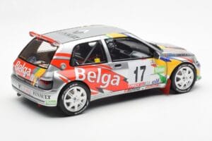 Renault Clio Maxi Kit Car Belga #17 Rally Ypres 1995 Otto 1:18 OT1058 Żywica — zdjęcie 2 z 6