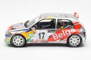 Renault Clio Maxi Kit Car Belga #17 Rally Ypres 1995 Otto 1:18 OT1058 Żywica — zdjęcie 3 z 6