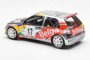 Renault Clio Maxi Kit Car Belga #17 Rally Ypres 1995 Otto 1:18 OT1058 Żywica — zdjęcie 5 z 6