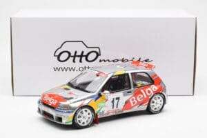 Renault Clio Maxi Kit Car Belga #17 Rally Ypres 1995 Otto 1:18 OT1058 Żywica — zdjęcie 6 z 6