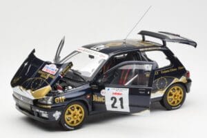 Renault Clio Williams DIAC #21 Jordan / Boyere Tour de Corse 1993 Norev 1:18 185228 Metal — zdjęcie 2 z 8