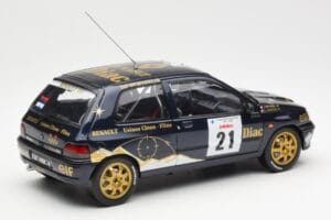 Renault Clio Williams DIAC #21 Jordan / Boyere Tour de Corse 1993 Norev 1:18 185228 Metal — zdjęcie 3 z 8