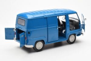 Renault Estafette Saviem Niebieski Norev 1:18 185122 Metal — zdjęcie 2 z 11