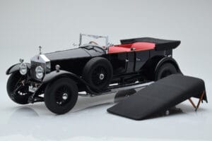 Rolls-Royce Phantom I Kabriolet Czarny Kyosho 1:18 08931BK Metal