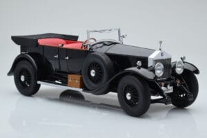 Rolls-Royce Phantom I Kabriolet Czarny Kyosho 1:18 08931BK Metal — zdjęcie 6 z 8