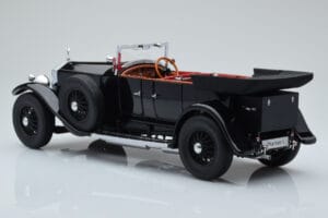 Rolls-Royce Phantom I Kabriolet Czarny Kyosho 1:18 08931BK Metal — zdjęcie 7 z 8