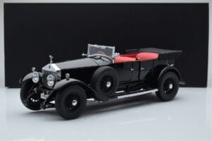 Rolls-Royce Phantom I Kabriolet Czarny Kyosho 1:18 08931BK Metal — zdjęcie 8 z 8