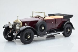 Rolls-Royce Phantom I Kabriolet Bordowy Czerwony Kyosho 1:18 08931R Metal — zdjęcie 2 z 10