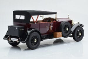 Rolls-Royce Phantom I Kabriolet Bordowy Czerwony Kyosho 1:18 08931R Metal — zdjęcie 3 z 10
