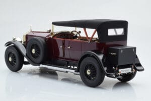 Rolls-Royce Phantom I Kabriolet Bordowy Czerwony Kyosho 1:18 08931R Metal — zdjęcie 6 z 10