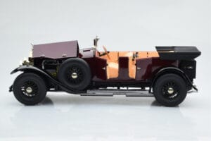 Rolls-Royce Phantom I Kabriolet Bordowy Czerwony Kyosho 1:18 08931R Metal — zdjęcie 8 z 10