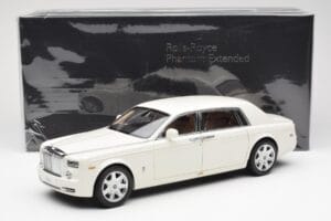 Rolls-Royce Phantom VII EWB English Biały Kyosho 1:18 08841EW2 Metal — zdjęcie 8 z 8