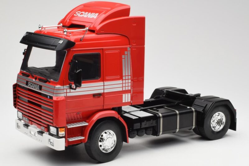 Scania 143M 470 Topline Czerwony MCG 1:18 MCG18142 Metal