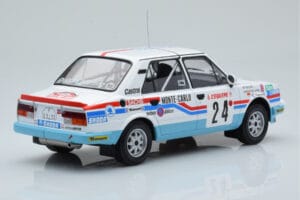 Skoda 130 L Night Version #24 J. Augland Rally Monte Carlo 1987 IXO 1:18 18RMC156 Metal — zdjęcie 2 z 6