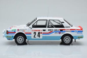 Skoda 130 L Night Version #24 J. Augland Rally Monte Carlo 1987 IXO 1:18 18RMC156 Metal — zdjęcie 3 z 6