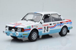 Skoda 130 L Night Version #24 J. Augland Rally Monte Carlo 1987 IXO 1:18 18RMC156 Metal
