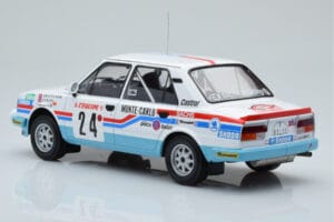 Skoda 130 L Night Version #24 J. Augland Rally Monte Carlo 1987 IXO 1:18 18RMC156 Metal — zdjęcie 5 z 6