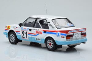 Skoda 130 LR #21 L. Krecek / B. Motl Rally Acropolis 1986 IXO 1:18 18RMC157A Metal — zdjęcie 4 z 6