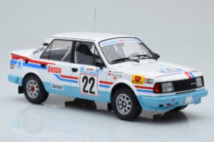 Skoda 130 LR #22 S. Kvaizar / J. Janecek Rally Acropolis 1986 IXO 1:18 18RMC157B Metal — zdjęcie 4 z 6