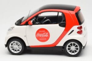 Smart Fortwo 451 Coca-Cola Minichamps 1:18 150036301 Metal — zdjęcie 4 z 8
