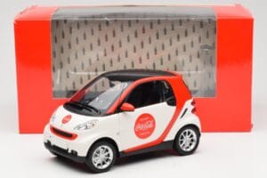 Smart Fortwo 451 Coca-Cola Minichamps 1:18 150036301 Metal — zdjęcie 8 z 8
