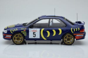 Subaru Impreza 555 #5 C. Sainz / L. Moya Tour de Corse 1995 IXO 1:18 18RMC063A Metal — zdjęcie 3 z 6
