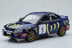 Subaru Impreza 555 #5 C. Sainz / L. Moya Tour de Corse 1995 IXO 1:18 18RMC063A Metal
