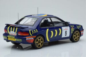 Subaru Impreza 555 #6 P. Liatti / C. Cassina Tour de Corse 1995 IXO 1:18 18RMC063C Metal — zdjęcie 2 z 6