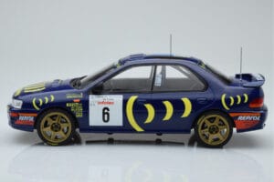 Subaru Impreza 555 #6 P. Liatti / C. Cassina Tour de Corse 1995 IXO 1:18 18RMC063C Metal — zdjęcie 3 z 6