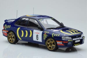 Subaru Impreza 555 #6 P. Liatti / C. Cassina Tour de Corse 1995 IXO 1:18 18RMC063C Metal — zdjęcie 4 z 6