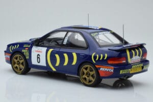 Subaru Impreza 555 #6 P. Liatti / C. Cassina Tour de Corse 1995 IXO 1:18 18RMC063C Metal — zdjęcie 5 z 6