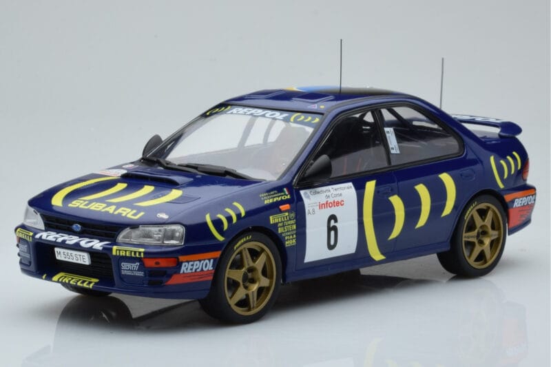 Subaru Impreza 555 #6 P. Liatti / C. Cassina Tour de Corse 1995 IXO 1:18 18RMC063C Metal