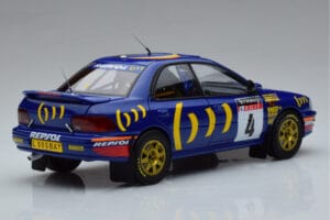 Subaru Impreza #4 C. McRae / D. Ringer Winner RAC Rally 1994 Kyosho 1:18 08962A Metal — zdjęcie 3 z 9