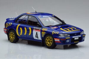 Subaru Impreza #4 C. McRae / D. Ringer Winner RAC Rally 1994 Kyosho 1:18 08962A Metal — zdjęcie 5 z 9