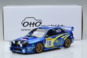 Subaru Impreza WRC #10 T. Makinen / K. Lindstrom Rally Monte Carlo Night Version 2002 Otto 1:18 OT784 Żywica — zdjęcie 6 z 6